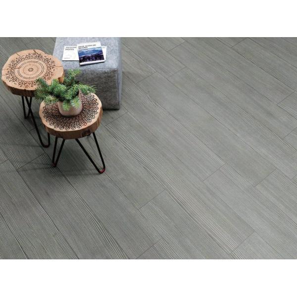 Gray Wooden Porcelain Tiles 200x1200mm White Body AAA Grade