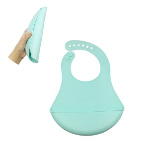 Easy Roll Up Wipe Clean Soft Toddler Waterproof Easily Clean Drool Feeding Tool