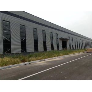 Quality Robust Prefab Steel Warehouse With Rolling Door for sale