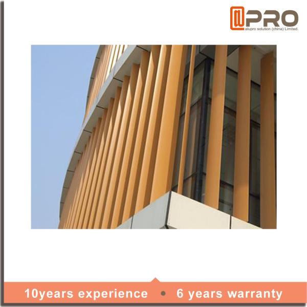 Buy 6063 T5 Sun Shade Plantation Shutter Louvers For Building at wholesale prices