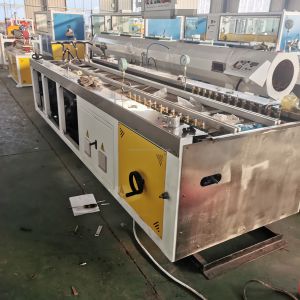 One Feed Plastic Profile Extrusion Machine with Double-screw