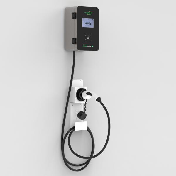 Buy OCPP2.0 22KW Wall Mounted EV Charger Aluminum Alloy Commercial at wholesale prices