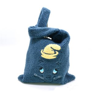 Embroidered Girls Plush Shopping Bag For Winter