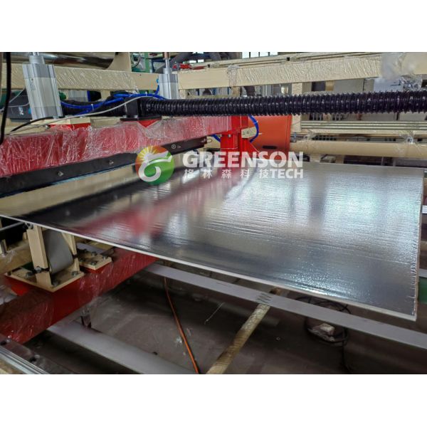 Fully Automatic Lamination Machine with 4KW Installed Power ≤1300mm Effective Width for 5-30mm Gypsum Ceiling Tiles