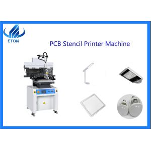 China ETON Semi Automatic Stencil Printer Precision With Adjustable Scrapers on sale
