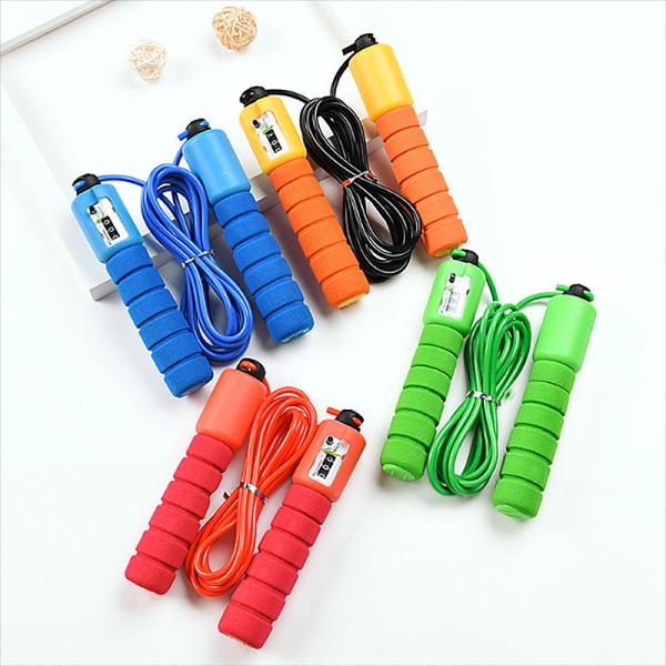 Fashion Adjustable Jump Rope , Professional Jump Rope 2.9m Length With Electronic Counter