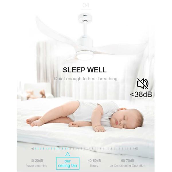 Home Hotel and Office 52" High Speed Decorative Ceiling Fan with Modern European Style