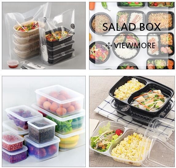 Buy Factory custom PET PP PS plastic salad box salad bowl and container boxes,PET Disposable Transparent Eco-friendly Plasti at wholesale prices