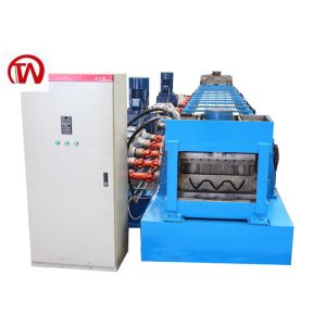Quality 11kw 5.5kw GI Highway Guardrail Roll Forming Machine for sale