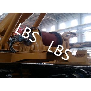 Electric / Hydraulic Crawler Crane Winch Crane Windlass Groove Drum