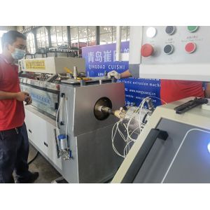 22 Rpm Screw Speed Corrugated Pipe Extrusion Line for Cable Protection 31kW