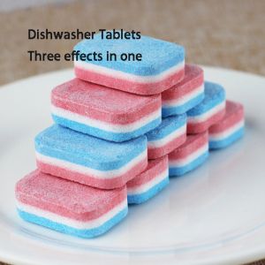 Household Dishwasher Tablets No Plastic Instant Three In One Decontamination