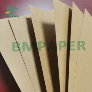350g Unbleached Sack Kraft Paper , Extensible Industrial Brown Packing Paper