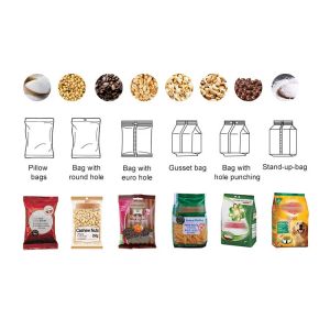 55bags/Min Pillow Bag Vertical Packing Machine Potato Chips Packing