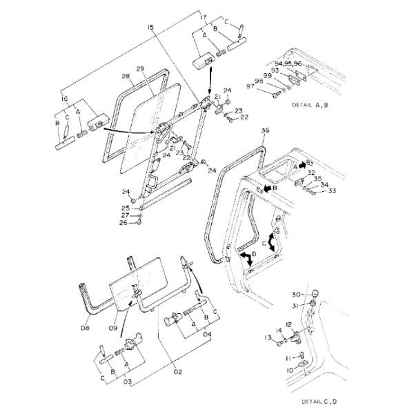 4204558 4456224 Roller HITACHI Excavator Spare Parts For EX100 EX120