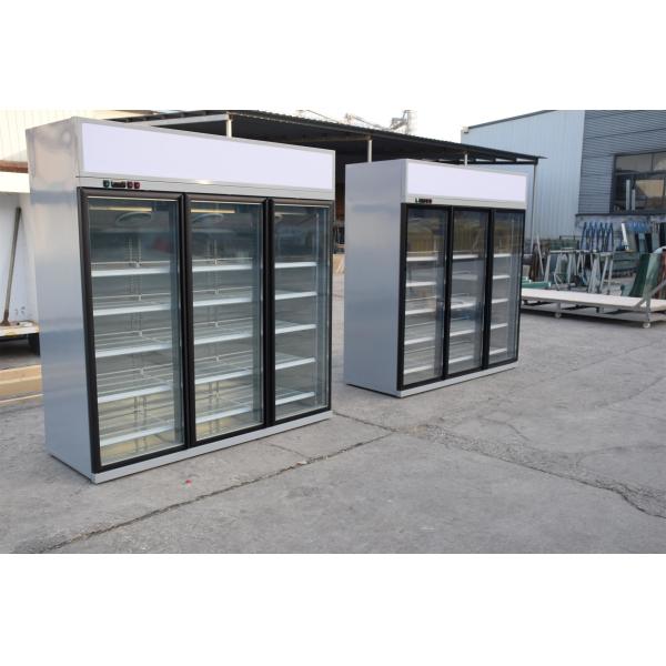 Buy Upright Multi Deck Cooler With Double Glazed Glass Door at wholesale prices