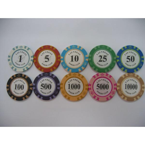 Buy Gambling Game Ceramic Clay Poker Chip Set Casino Royale Poker Chips Custom Printing at wholesale prices
