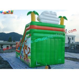 Childrens Cute Commercial Inflatable Slide , Small Inflatable Dry Slide Slip
