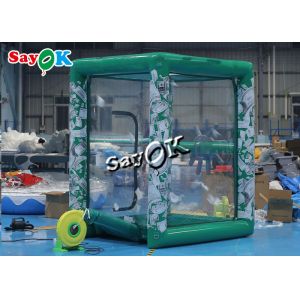 Advertising Inflatable Cash Cube Money Machine With Logo Printing
