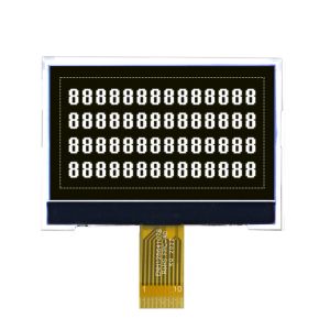 128x64 Graphic LCD Display Module with 6 0'clock Viewing Angle 1/64 Duty and 1/9