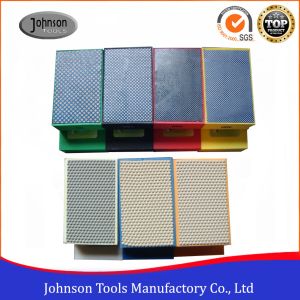 Quality Resin / Electroplated Diamond Hand Polishing Pad , Diamond Hand Pad 90x55mm for sale