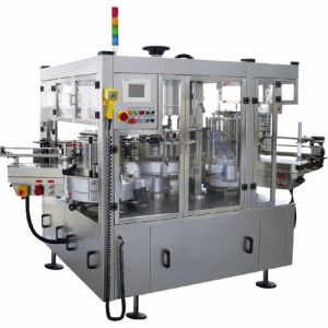 High-Speed Hot Melt Labeller for PET Bottles with Siemens PLC and Pneumatic
