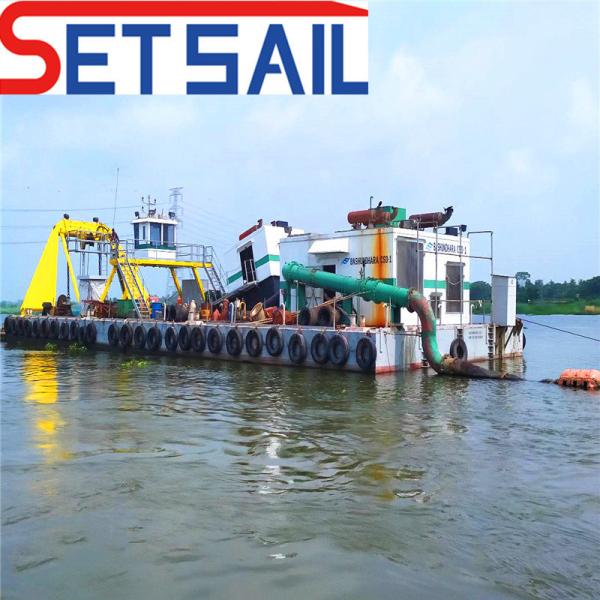 Siemens PLC Diesel Engine Cutter Suction Dredging Boat