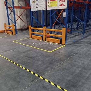 Polymer Ground Safety Barrier Warehouse Safety Barrier Traffic Guardrails