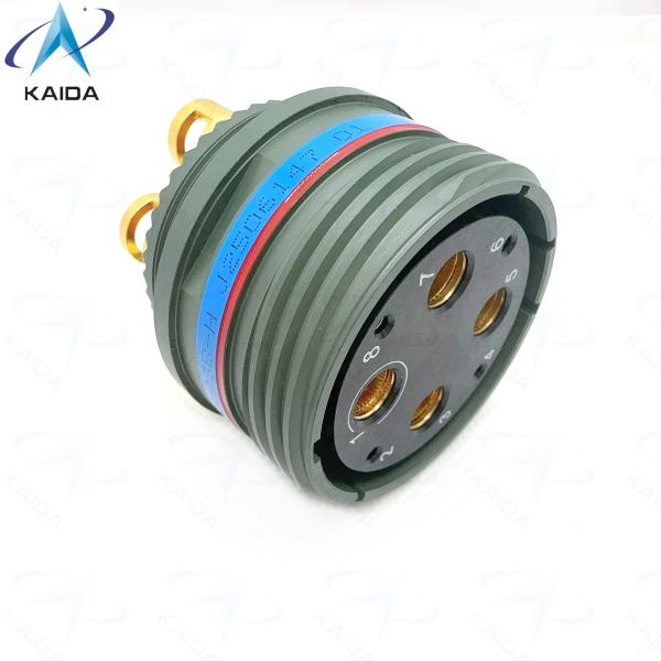 6 Contact Olive Green Cadmium Plug for Exceptional Durability and Reliability.D38999 Series Epoxy Potting.D38999/26WJ28SB-H.Solder Power Contacts