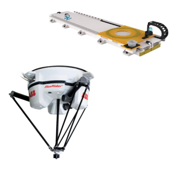 ABB 4 Axis Robot Arm IRB 360-1 With CNGBS Guide Rail As Assembly Machine For OEM