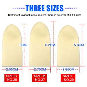 Class A Smooth Thickened Beige Latex Finger Covers ASTM D3772