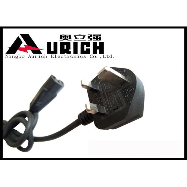 Detachable BS1363 Uk Power Cable BS Approval PVC Jacket Copper Conductor