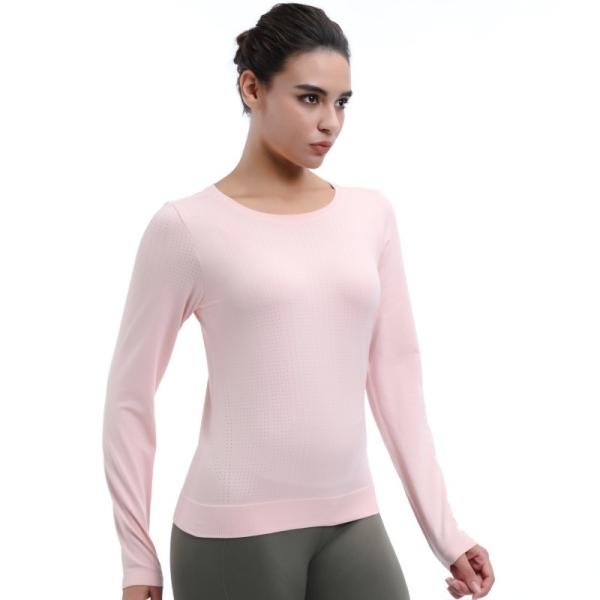 UV Protection Running Long Sleeve Tops 92% Nylon 8% Spandex