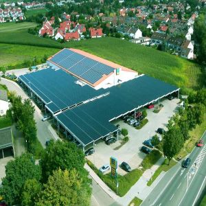 Versatile Q235B Q345B HDG Steel Carport Solar Systems