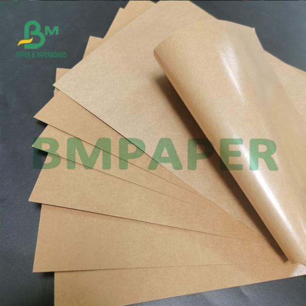 300g + 15g PE Coating Food Grade Wrapping Brown Kraft Paper For Packaging Food Grade Brown Kraft Wrapping Paper Roll 300g + 15g PE Coating For Packaging