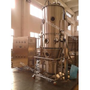 PLC Control Electric Heating Lab Scale Fluid Bed Dryer