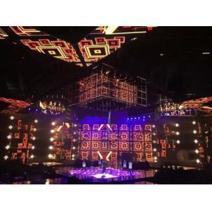High Resolution P6 P5 P4 P2 P3 LED Advertising Screen , Video Wall Rental