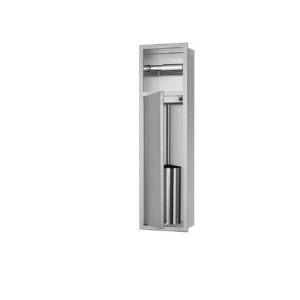 Brushed Stainless Steel Restroom Niche for Toilet Paper Waterproof and Rust
