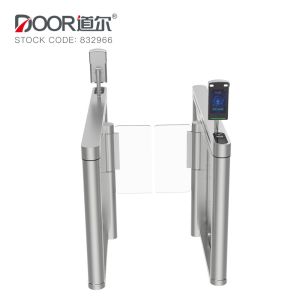SS304 40person/min Facial Recognition Turnstile Control Door Open