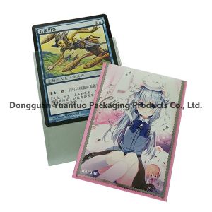 Custom Printed Trading Card Sleeves Plastic TCG Card Accessories for Customer