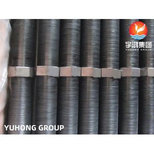 Quality Wound L Type Fin Tube ASTM A249 TP304 For Heat Exchanger , Air Cooler for sale