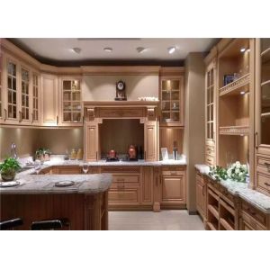 Remolding White Quartz Prefab Kitchen Countertops Beautiful Appearance