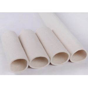 300 Degree Off White Nomex Spiraled Felt Roller / Tube Middle Temperature Zone For Aluminum Profile
