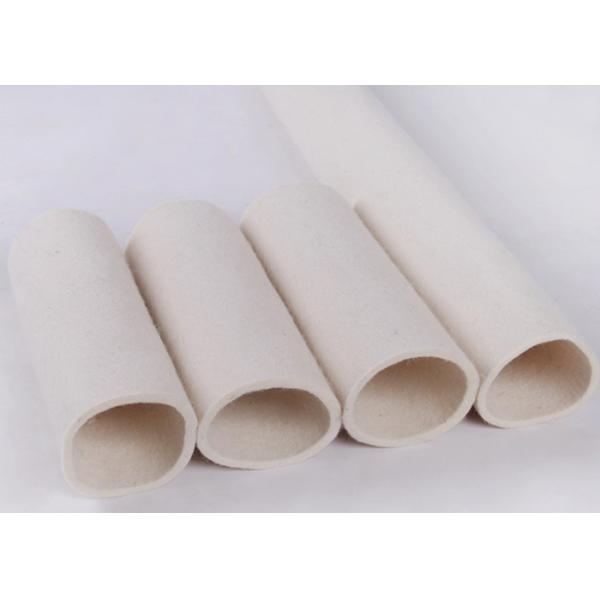 Buy 300 Degree Off White Nomex Spiraled Felt Roller / Tube Middle Temperature Zone For Aluminum Profile at wholesale prices