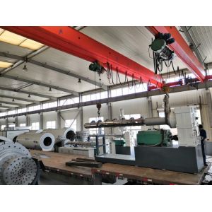 PLC control HDPE Insulated Jacket PE Pipe Extrusion Machine Outside Casing