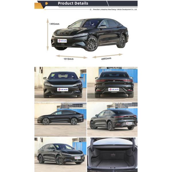 BYD Han Champion Edition 2024 Luxury Remote Energy Vehicle with 180kW Maximum Power