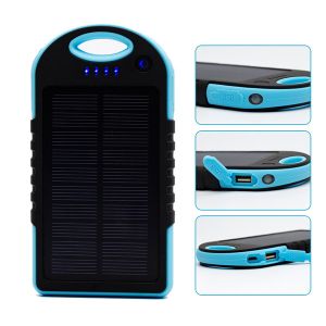 10000mAh high capacity waterproof solar charger for samsung S6