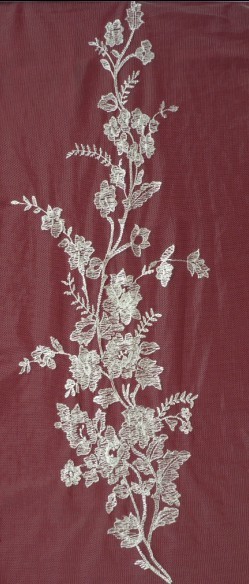 Apparel Accessories Embroidery Lace Applique for Bridal Dress