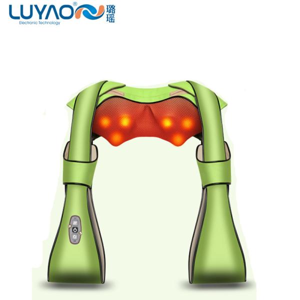 Buy Pu Leather Shiatsu Neck Shoulder And Back Massager Both Shiatsu And Kneading Function at wholesale prices