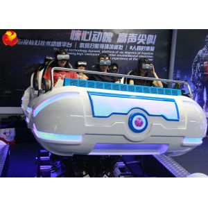 360 Degree View 6 Seater Cool Shape 9D Vr Cinema With Precise Motion Feeling